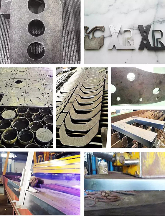 Z6尊龙凯时数控精密等离子切割设备切割成效图