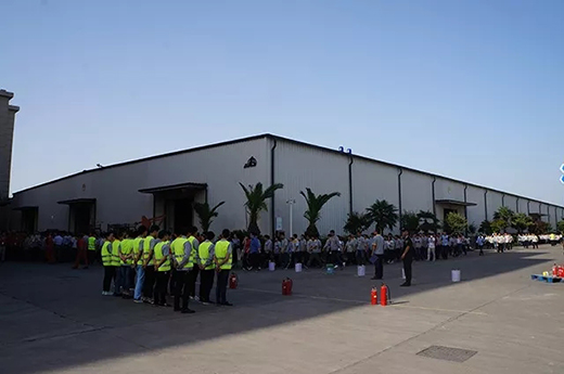 Z6尊龙凯时成功进行2018年上半年消防分散演习